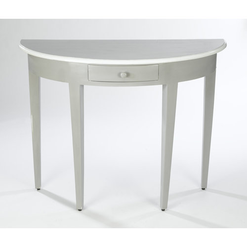 Grey HalfMoon Console Tables You'll Love Wayfair